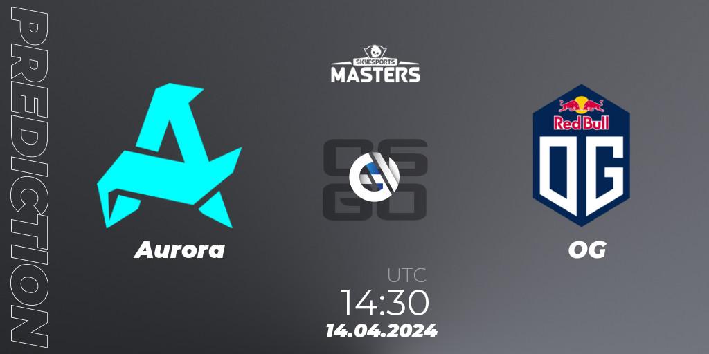 Aurora vs OG: Betting TIp, Match Prediction. 14.04.24. CS2 (CS:GO), Skyesports Masters 2024