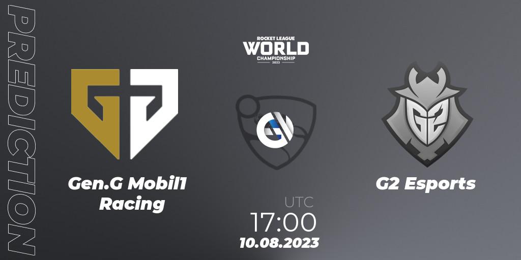Gen.G Mobil1 Racing vs G2 Esports: Betting TIp, Match Prediction. 10.08.23. Rocket League, Rocket League Championship Series 2022-23 - World Championship Group Stage
